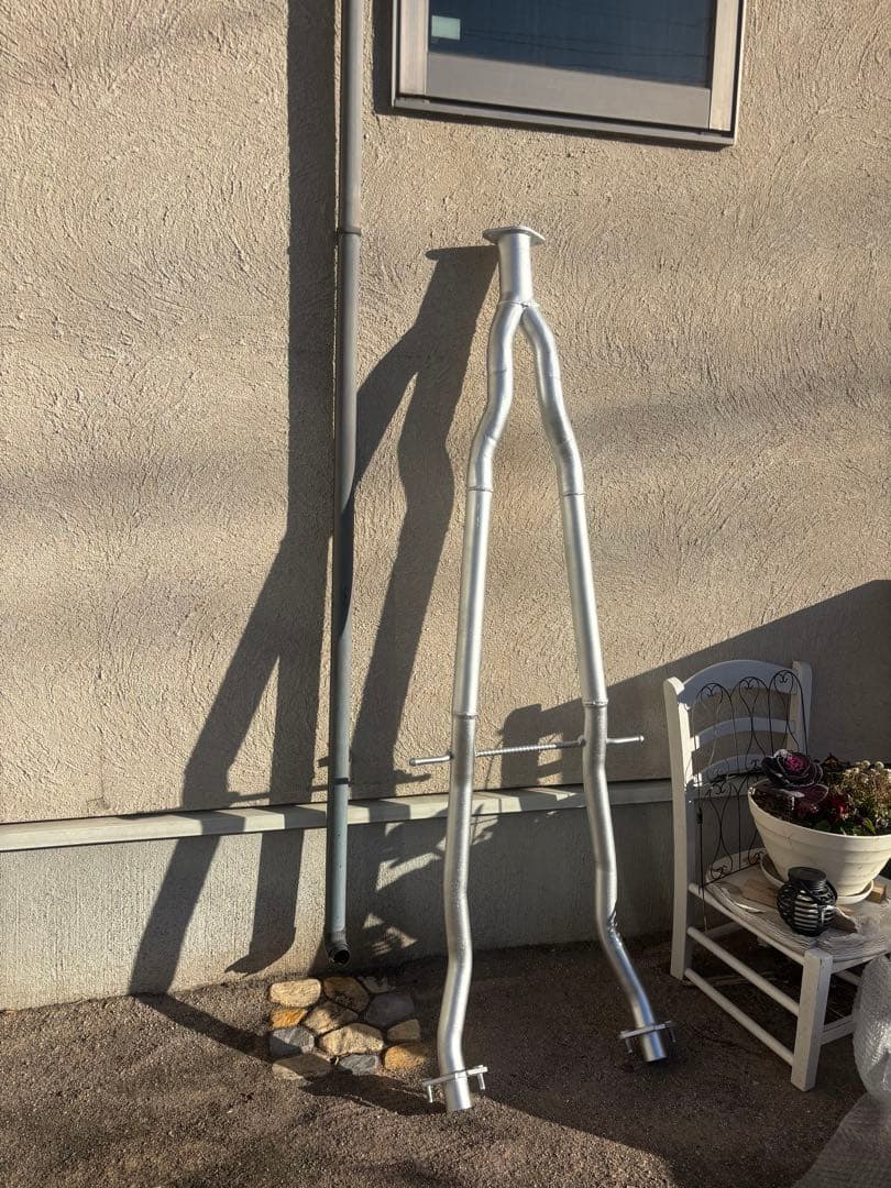 V37 中間ストレート マフラー