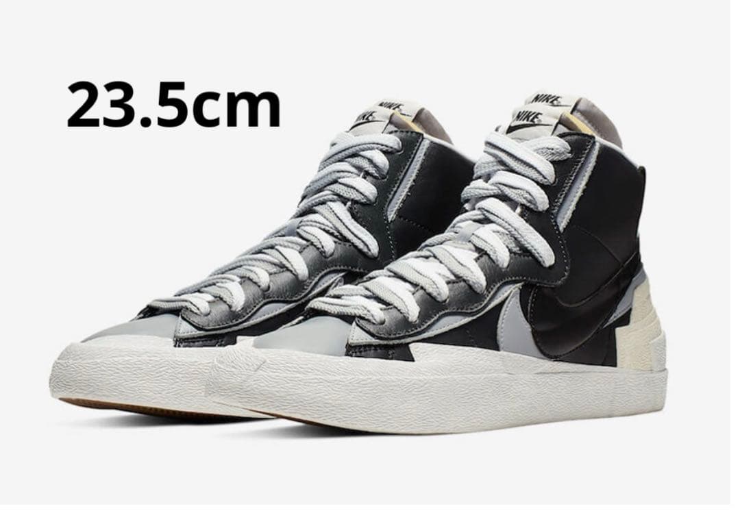 ナイキサカイブレーザーミッドブラック23.5